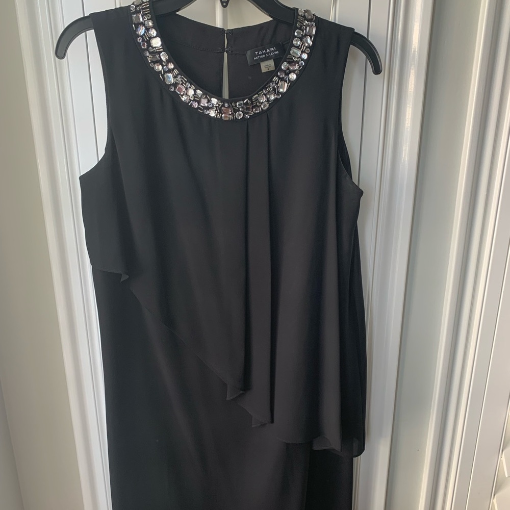 Black Tahari dress